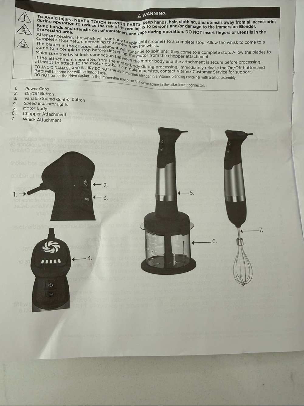Vitamix Immersion Blender Mini-Chopper Attachment - Blade Included - Picture 3 of 4